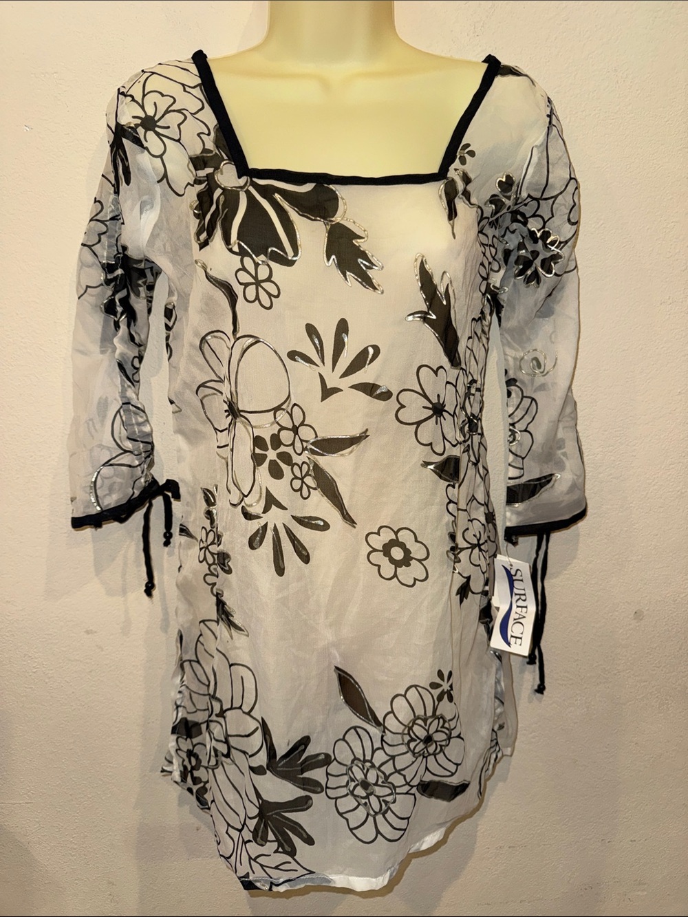NWT Surface bikini swimsuit cover up dress size S